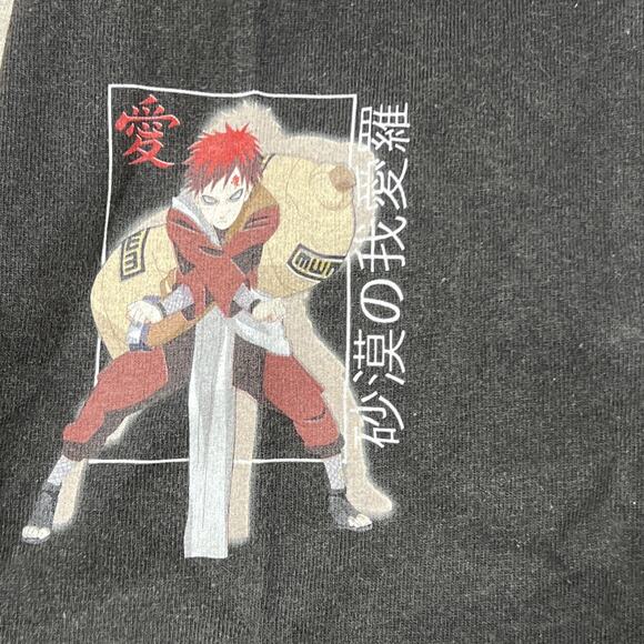 Vintage 2001 Gaara T-Shirt Naruto Black Size XL RARE - Picture 5 of 8